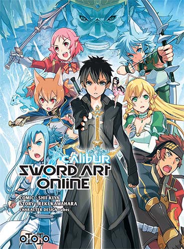 Couverture du quatrièeme volume de Sword Art Online: Calibur